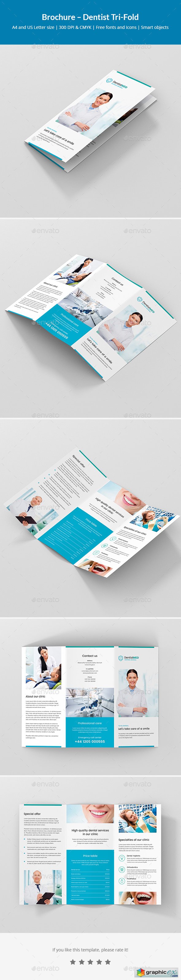 Brochure  Dentist Tri-Fold