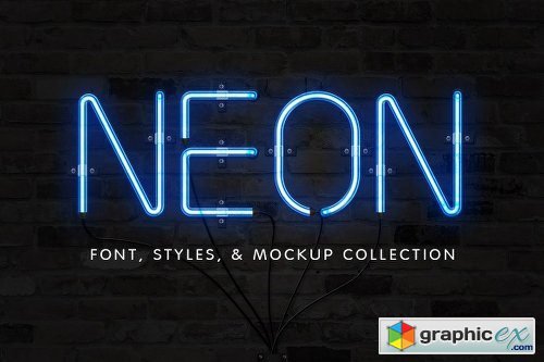 The Neon Font & Sign Collection