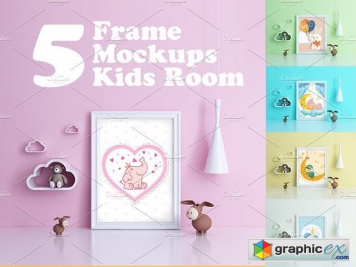 Kids Room Frame Mockups
