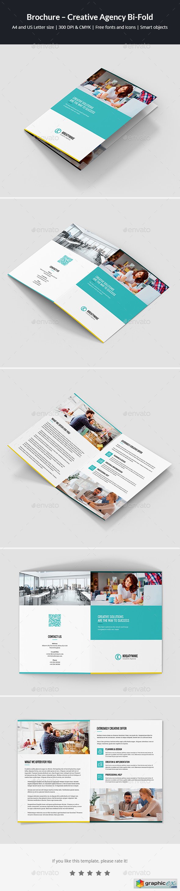 Brochure  Creative Agency Bi-Fold 21148196