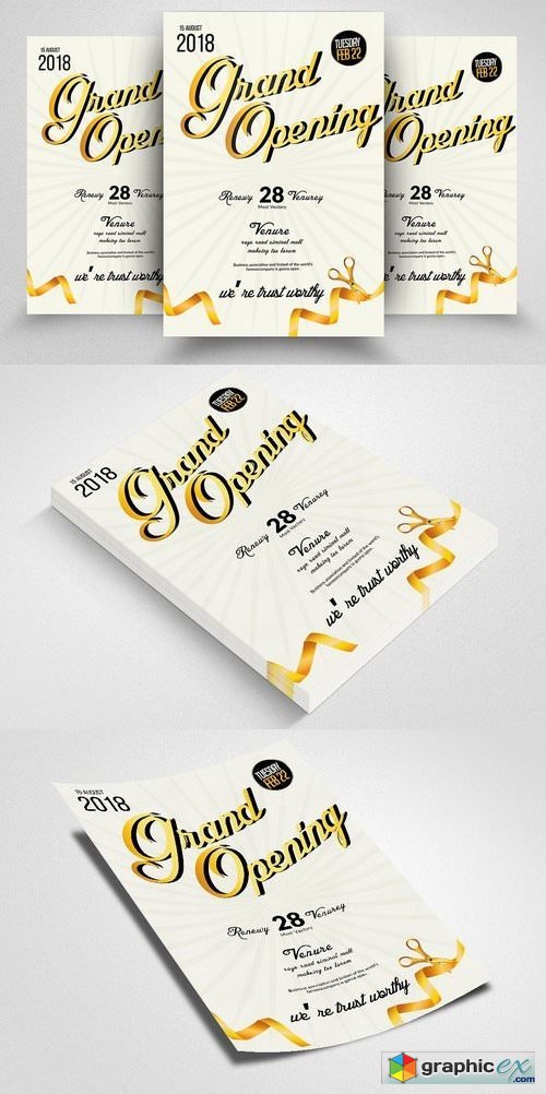 Grand Opening Flyer Template 1825527
