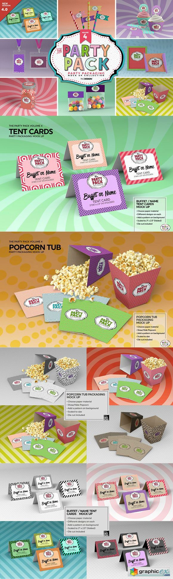 Vol.4 Party Packaging MockUps
