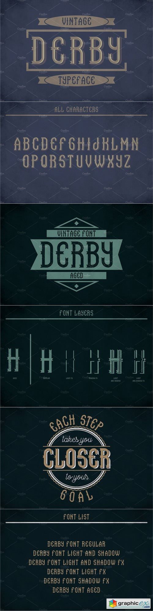 Derby Vintage Label Typeface