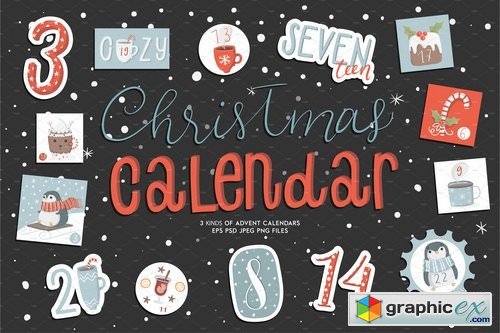 Cute christmas calendars