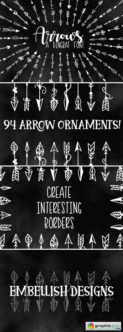 Arrows - Dingbat Font