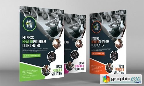 Fitness & Gym Sports Business Flyer