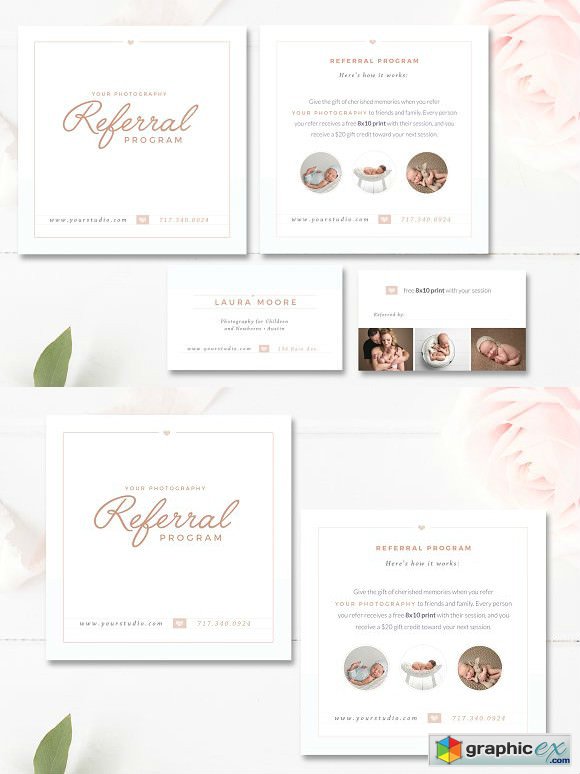 Photo Referral Card Templates
