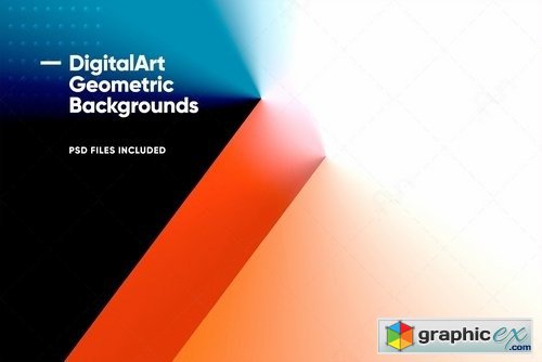 Digital-Art Geometric Backgrounds