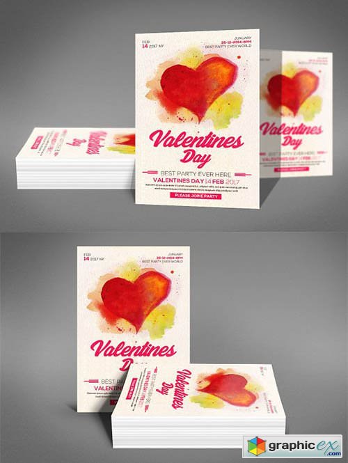 Valentines Day Flyer 2196791