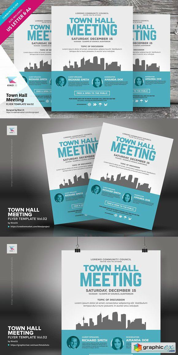 Town Hall Meeting Flyer Vol 02