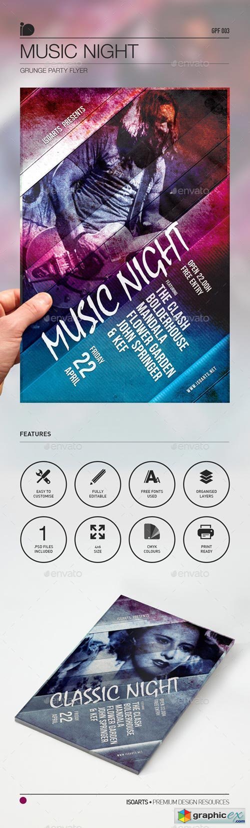 Music & Event Flyer - Music Night