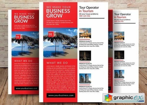 Corporate Business Flyer Template 2183614