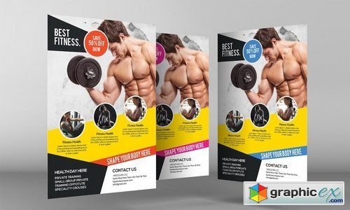 Fitness Trainer Flyer Template