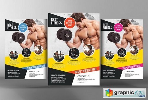 Fitness Trainer Flyer Template