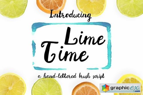 Lime Time Handwritten Font