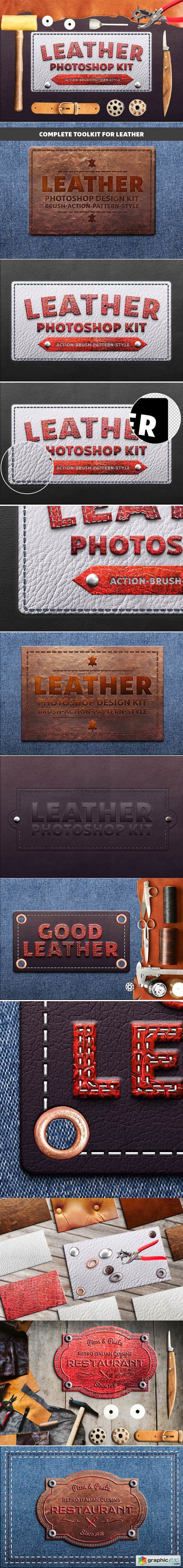 Photoshop Leather Kit