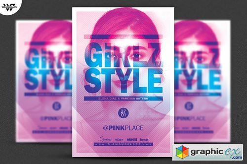 GIRLS STYLE Flyer Template