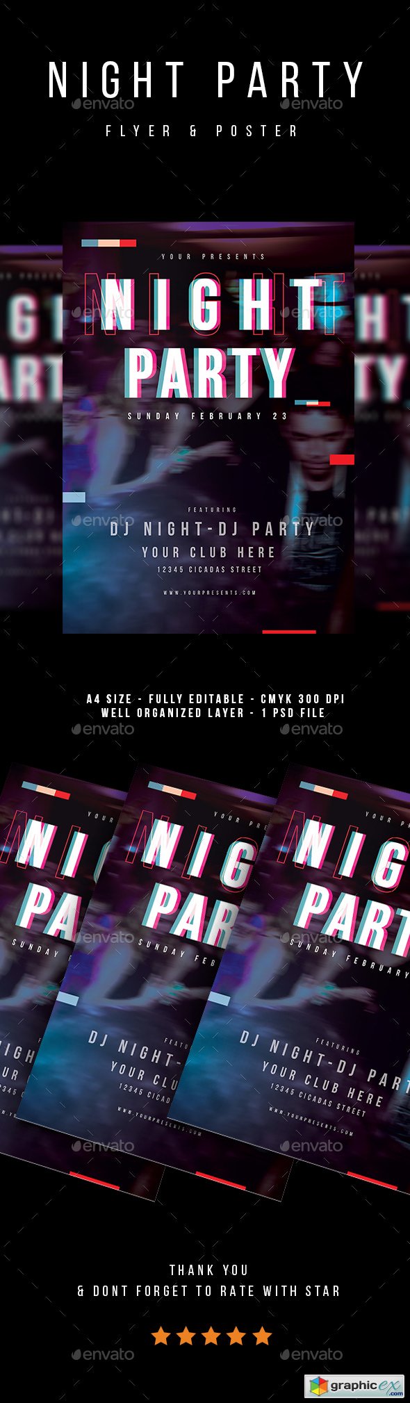 Night Party Flyer 21250510