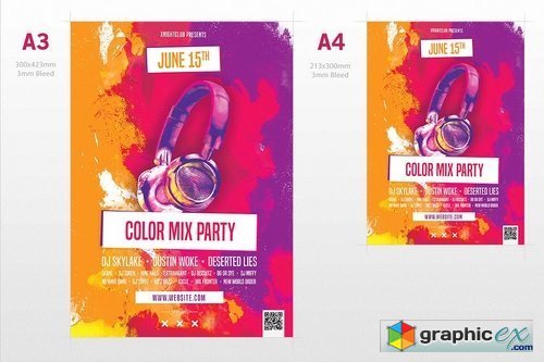 Colorful Party Flyer 1923131