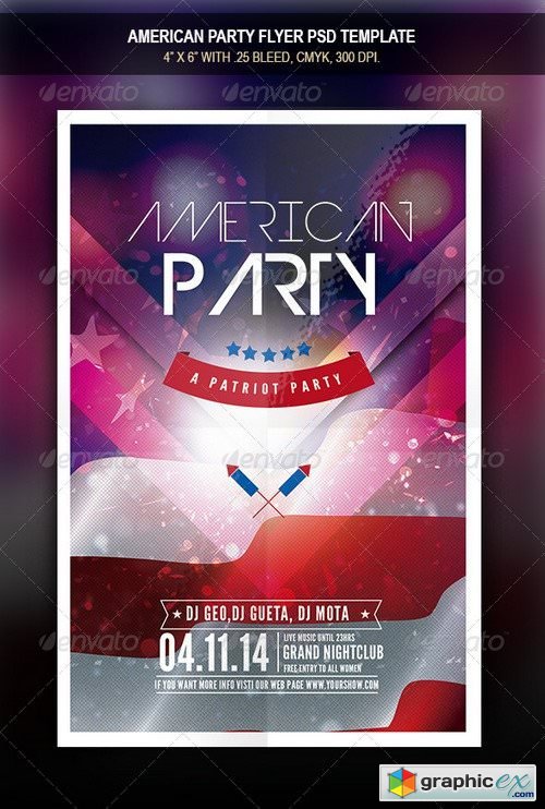 American Party | Flyer Template