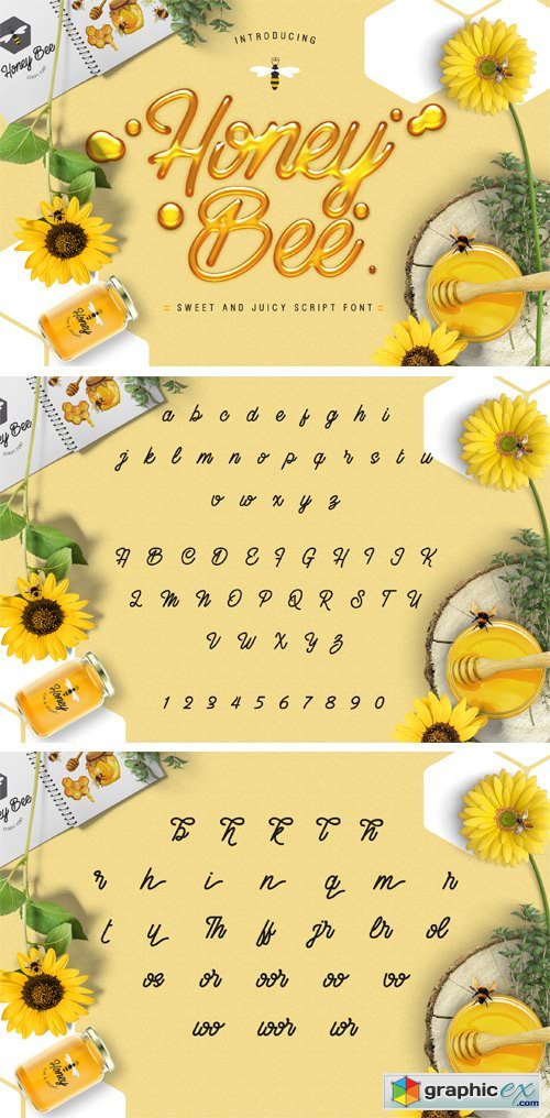 Fontbundles - Honey Bee Font
