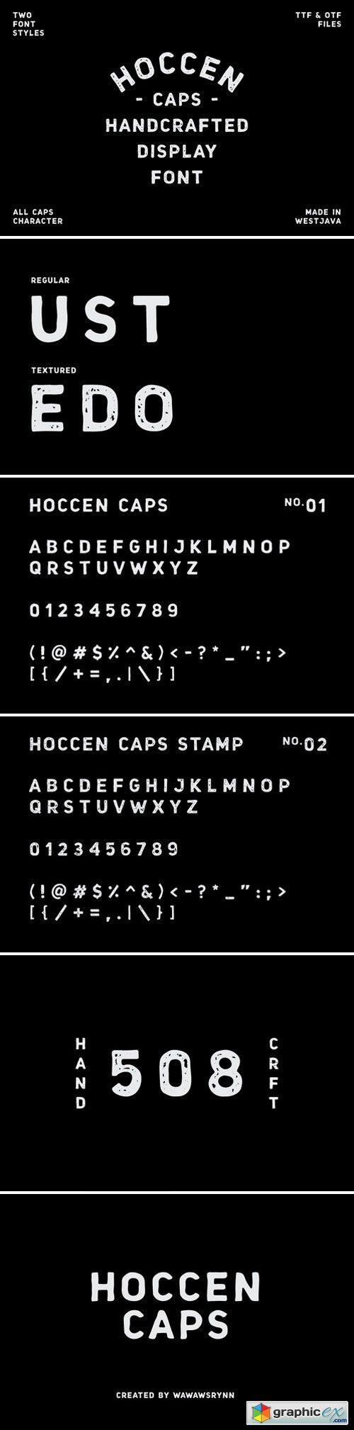 HOCCEN CAPS Display Font