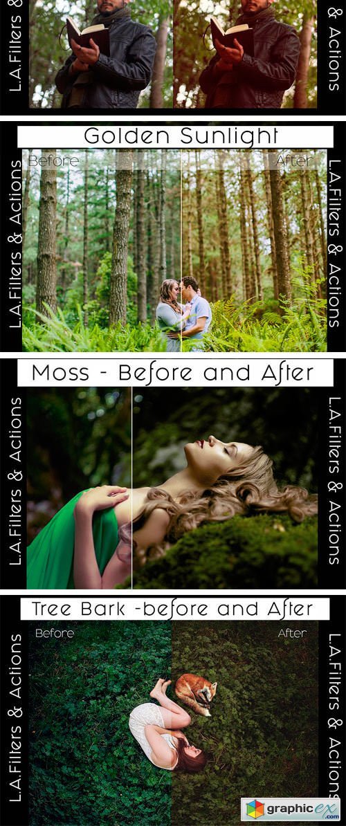 Photoshop Actions - Forest