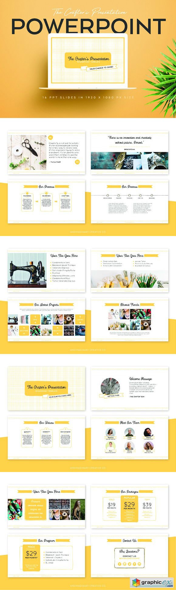 Crafters PPT Presentation Templates