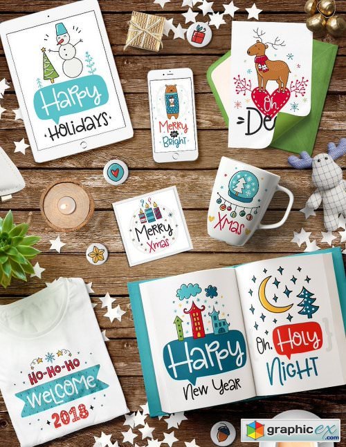 50 Christmas Cards with Quote!