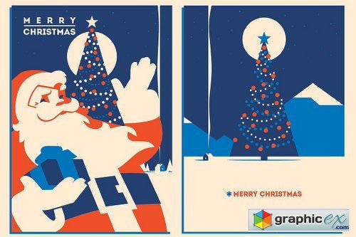 8 Christmas Posters & Cards
