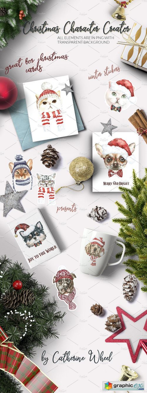 Christmas Animals Dogs & Cats SALE