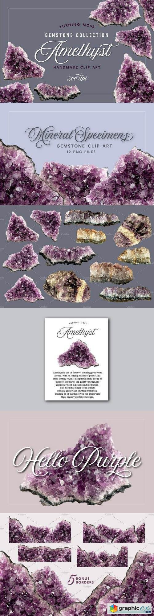 Amethyst - Gemstone Specimens