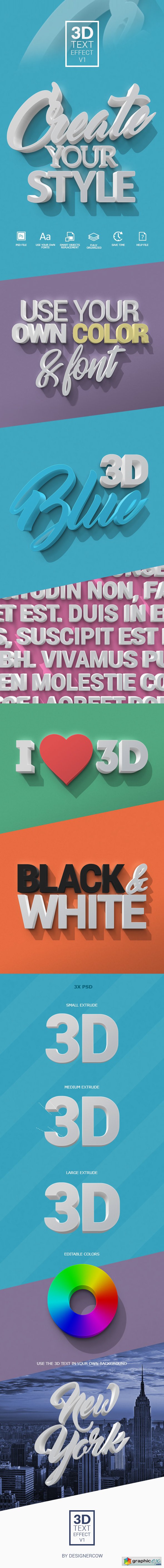 3D Text Effect V1