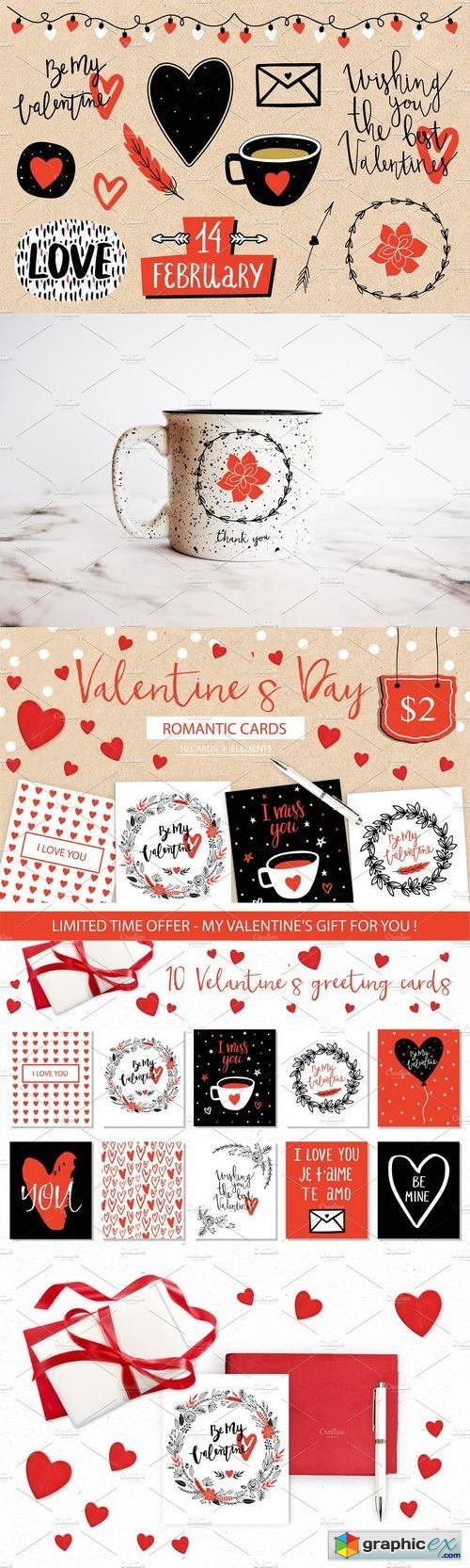Valentine&#039;s Day romantic collection
