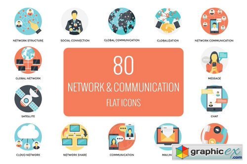 80 Networking and Communication Icon