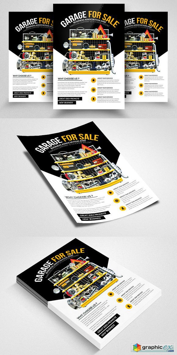 Yard & Garage Sale Promotion Flyer