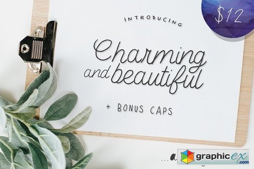 Charming and Beautiful Font