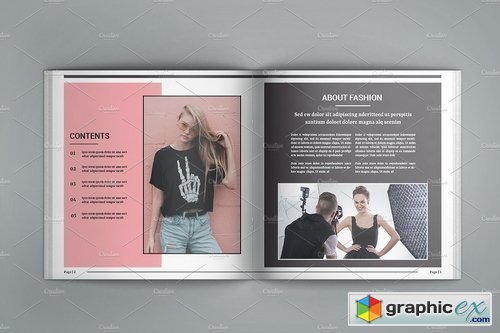 Square Fashion Brochure - V779