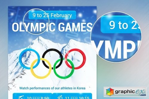 Winter Olympic Games PUB Flyer