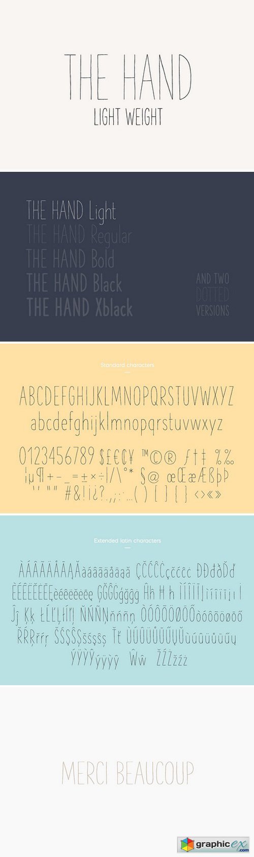 The Hand Font - Light