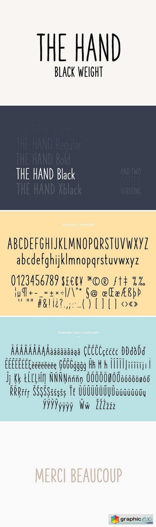 The Hand Font - Black