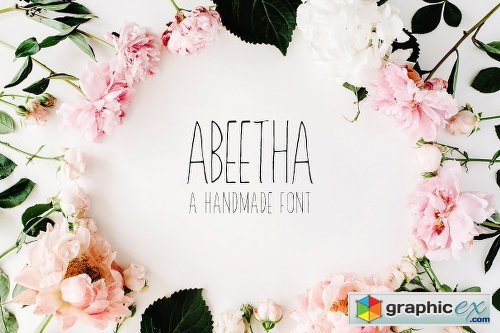 Abeetha Hand Drawn Font