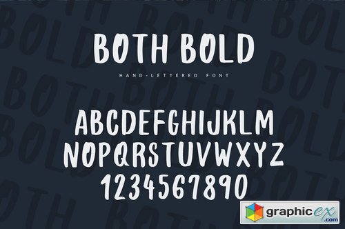 BothBold -Hand-lettered Display font