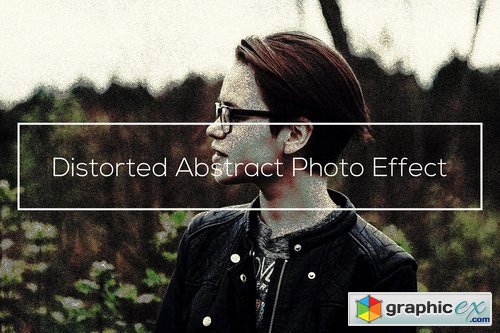 Distorted Abstract Photo Effect