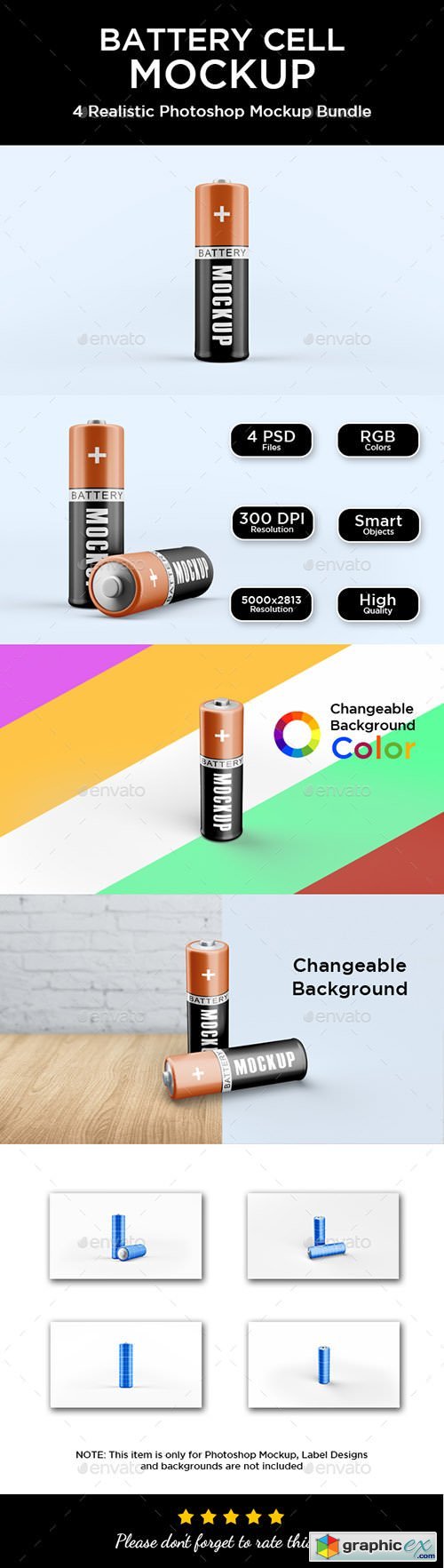 Battery Cell Mockup