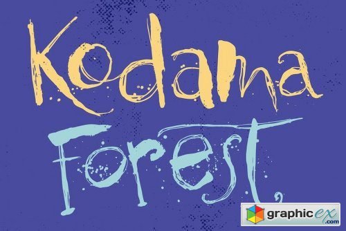Kodama Forest Font Family - 2 Fonts