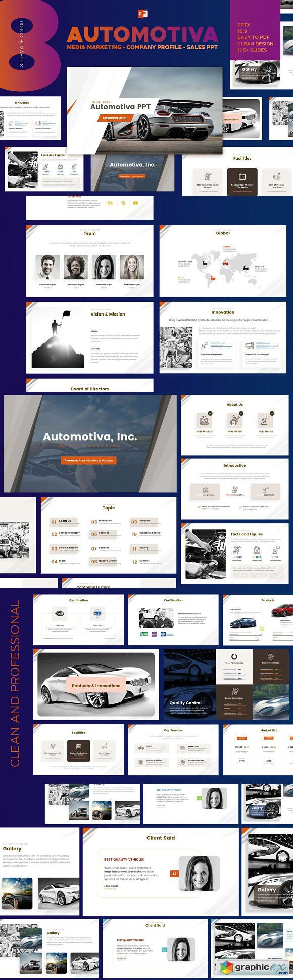 Automotive Presentation Template
