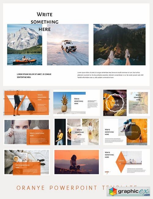 Oranye Powerpoint Template 50% Off!