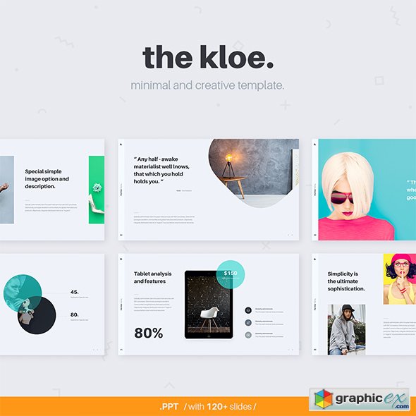 KLOE Minimal & Creative Template (Powerpoint)
