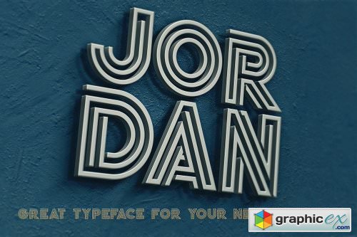 Jordan - Display Fonts - 6 Fonts